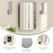 Flash Furniture Jolie 16-in. x 24-in. Medicine Cabinet w/Rounded Beveled Mirror and Reversible Metal Frame, Silver HFKHD-FM23C0401-S-SLV-GG - alternate 2
